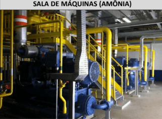 sala de máquinas amônia