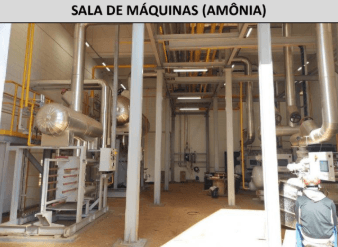 sala de máquinas amônia